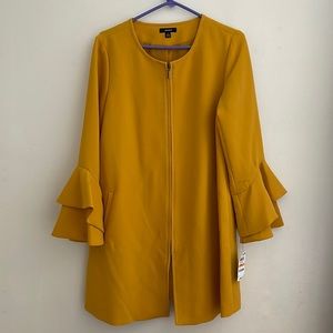 Alfani Small Marigold Petal Swing Coat NWT
